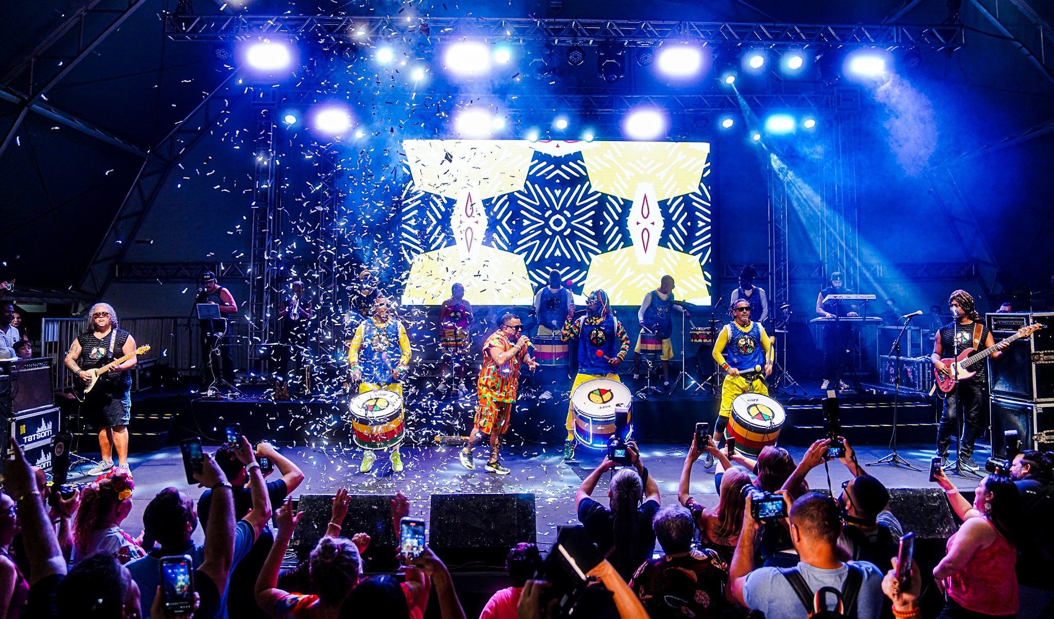 Olodum no palco